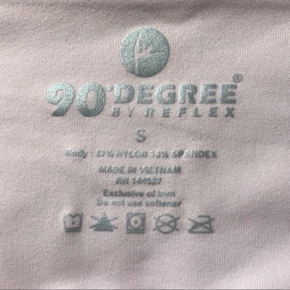 90 Degree Reflex Ankle Leggings - Pearled Rose - Picture 4 of 7